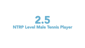 Usta National Tennis Rating Program 2 5 Ntrp Level Male Tennis Player
