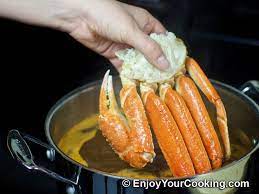 Boiled Snow Crab Legs With Old Bay Seasoning Recipe Crab Legs Recipe Boiled Food Snow Crab Legs