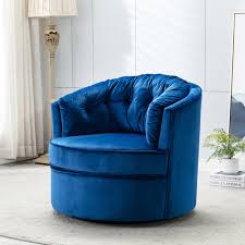 Shop oversized round swivel chair at bellacor. Elegant Round Swivel Barrel Chair Overstock 32166625