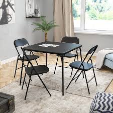 Maybe you would like to learn more about one of these? Amazon Com Flash Furniture 5 Piece Black Folding Card Table And Chair Set Furniture Decor