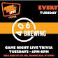 Game Night Live Trivia is at 406 Brewing!! event image