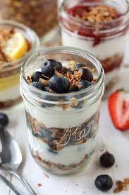 Easy Yogurt And Granola Breakfast Parfaits Three Ways Completely Delicious Recipe Yogurt And Granola Mason Jar Meals Granola Breakfast