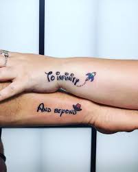 Tattoofilter is a tattoo community, tattoo gallery and international tattoo artist, studio and event directory. To Infinity And Beyond 10years 10yearstogether Toystory Toystorytattoo Disney Pixar T Couple Tattoos Cute Couple Tattoos Disney Couple Tattoos
