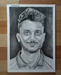 Finally done Sketch @akshar.patel @meha2026 @mumbaiindians @iplt20 Like  share comments 👇 below Follow me 😊 Share your thoughts comments Mention  in your story 😍 Shave and share 🙏🏻 #aksharpatel  #royalchallengersbangalore #likesforlike #art #