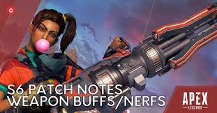 Apex Legends Season 6 Patch Notes Weapon Buffs And Nerfs