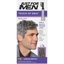 Best & safe way to colour men hair at homeis video me btaunga sabse asaan or safe tarika balo pr colour krna ka or me apne kale balo ko brown colour karunga. Just For Men Touch Of Gray Gray Hair Coloring For Men With Comb Applicator Great For A Salt Pepper Look Black T 55 Walmart Com Walmart Com