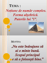 În matematică, numerele complexe au apărut ca soluții ale ecuațiilor de forma. Prezentare Numere Complexe Ppt