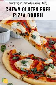 Easy Gluten Free Pizza Crust Vegan Eat With Clarity Recipe Gluten Free Pizza Gluten Free Pizza Crust Easy Gluten Free Recipes For Dinner
