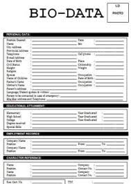 Maybe you would like to learn more about one of these? Biodata Format Free Templates For A Job And Marriage Biodata Format Biodata Format Download Bio Data