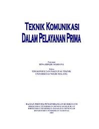 Check spelling or type a new query. Teknik Komunikasi Dalam Pelayanan Prima E Learning Sekolah