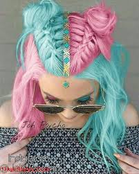 Layered Hairstyles Haircut Design For Short Hair Top Hairstyle For Girl 20190414 Cotton Candy Hair Candy Hair Hair Color Crazy