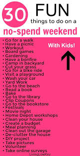 30 Free Things To Do On A No Spend Weekend Summer Family Fun Fun Family Activities Fun Summer Activities
