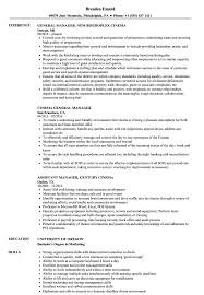Cinema Manager Resume Samples Velvet Jobs