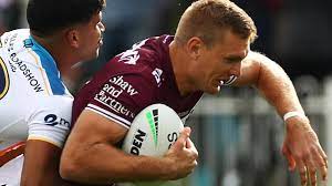 Key points nsw centre tom trbojevic dominated state of origin's series opener as the blues thrashed the trbojevic touched the ball 25 times, scoring three times and setting up a fourth Nrl 2021 Manly Sea Eagles Thrash Gold Coast Titans Tom Trbojevic Return First Half Masterclass One Player Team Andrew Johns The Weekly Times