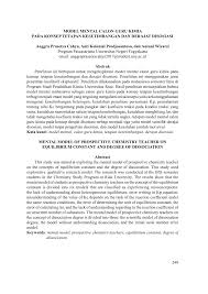 Sebelum kamu membuat gambar, susunlah terlebih dahulu bacaan atau teks. Pdf Mental Model Of Prospective Chemistry Teacher On Equilibrium Constant And Degree Of Dissociation