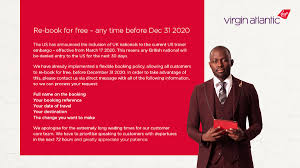 Virginatlantic On Twitter Hi Mike We Can Hold Your Ticket Open For When You Are Next Ready To Travel By The 31 December 2020 No Change Fee Will Apply Only Any Applicable