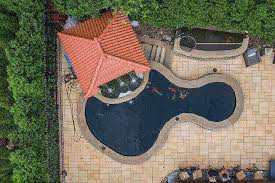 Add the pump and filter from the pond kit, fill with water and switch on. Formal Pond Construction Nj Ny Pa Fitz S Fish Ponds