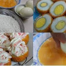 It was truly a sweet surprise when i came home one day ~ my eldest in the kitchen (she seldom in d kitchen unless i ask her to). Resepi Golden Ball Ala Sushi King