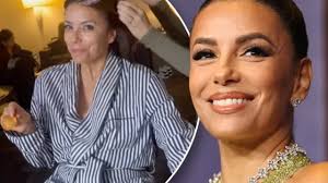 Eva Longoria, 48, bartends at restaurant in sky-high heels and low-cut vest  as admits she needs to 'watch her mouth'