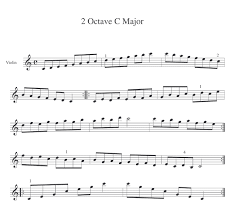 c major scale two octave