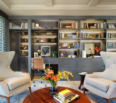 Home library design house design bookshelves built in bookcase ikea ideas prácticas with its cubed design, the ribbon tall bookcase from vox is the ideal way to display your books in style. 20 Home Office Bookshelves Designs Ideas Design Trends Premium Psd Vector Downloads
