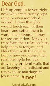 Prayer Of The Day Restoration For Separated Couples Prayer For The Day Marriage Prayer Marriage Restoration