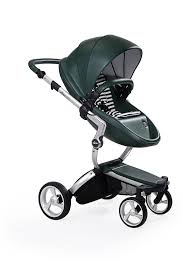Mima Xari British Green Seat Black White Starter Pack The Only Stroller Made With Leatherette Fabric The Mima Xari Stroller Mima Xari Stroller Mima Xari