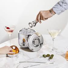 The catalina ice bucket will be a staple at outdoor parties and celebrations for years to come. Stainless Steel Insulated Ice Bucket Oh De Christofle Christofle