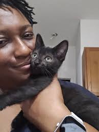 Our semi feral foster fail giving some lovin!