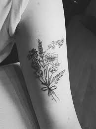 Wildflowers Tattoo Google Search Wildflower Tattoo Bouquet Tattoo Daffodil Tattoo