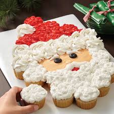 Tete Du Pere Noel Cupcake Noel Gateau Noel Dessert Noel