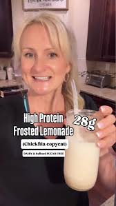 Think protein is just for gym bros?, Nope. It’s your midlife hormone  hack.🤩💪🏻, This creamy lemonade has 28g of the good stuff to:,