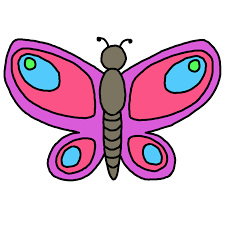 Draw a series of curves and arcs for the sides of the butterfly's wings and bend the bottom part a bit. How To Draw A Butterfly Butterfly Outline Butterfly Drawing Clip Art