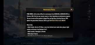 Pubg mobile 0.11.0 new feature moonlight weather ( night mode ) in vikendi map gameplay in hindi. Pubg Mobile Servers Under Maintenance As Tencent Preps 0 11 0 Zombie Mode Update Technology News Firstpost