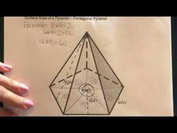 In what follows, unless otherwise specified, this what will be meant by a pentagonal pyramid. How To Find The Surface Area Of A Pentagonal Pyramid Youtube