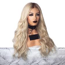 We've rounded up some stunning examples of highlights for dark brown hair to bring to your colorist. Ombre Light Blonde Lace Front Wig With Brown Roots Long Wavy Two Tone Color Glueless Synthetic Lace Wigs For Black Women Hair Piece Hairpieces From Sexyladyhair22 25 71 Dhgate Com