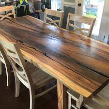 Acacia Wood Dining Coffee Table Live Edge Monkey Pod Etsy Live Edge Dining Table Acacia Wood Table Dining Table
