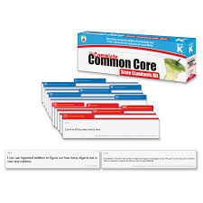 carson dellosa publishing common core state standard pocket chart cards language arts math grade k