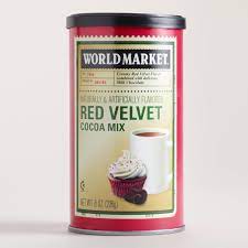 World Market Red Velvet Cocoa Gourmet Hot Chocolate Cocoa Mix Red Velvet Flavor