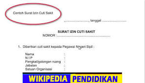 Contoh surat permohonan cuti sakit. Contoh Contoh Surat Cuti Sakit Download Kumpulan Gambar