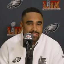 I've never understood why people talk about me differently than Mahomes.  What's he got that I don't?" Jalen Hurts said during a Super Bowl press  conference. The room full of reporters shifted