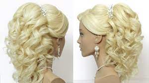 To make it, separate the hair into three thick strands that you will use to make the braids. Wedding Prom Hairstyle For Long Hair With Curls Tutorial Youtube