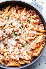 This Easy One Pot Italian Sausage Pasta Recipe Is The Perfect Family Meal T In 2020 Italian Sausage Recipes Pork Sausage Recipes Dinner Ground Italian Sausage Recipes