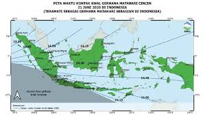 Fenomena itu terjadi ketika matahari, bulan dan bumi gerhana matahari cincin hanya dapat disaksikan di pulau ellesmere dan baffin (kanada) serta kawasan siberia (rusia) dengan. Ada Gerhana Matahari Cincin 21 Juni Ini Wilayah Yang Bisa Amati