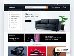 Site templates are designed for generic purposes although you have options select from by products' categories. E Commerce Website Template Sketchapp