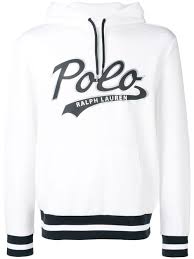 Black And White Polo Sweater Polo Ralph Lauren Logo Printed Hooded Sweatshirt Tisort