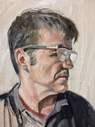 Sadko Hadzihasanovic: Ted Fullerton in Hawaiian T-shirt, oil