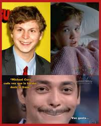 Sabías que; El actor Michael Cera había sido finalista para protagonizar la  película 'EL SEXTO SENTIDO', pero fue rechazado al no dejar de reírse  interpretando la escena de "veo gente mu#%^%^**erta.”