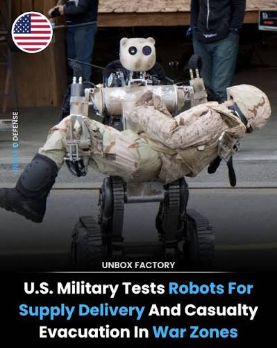 The U.S. military is testing advanced robotic systems designed for logistics support and casualty evacuation, aiming to reduce risks for soldiers in combat zones. These robots, often referred to as unmanned ground