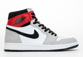 Jordan Retro 1 High Og White Black Red July 11 Air Jordan 1 High Og Light Smoke Grey Official Images Stadium Kicks Sneaker News Feed